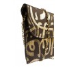 Calligraphy Clutch (Bronzy Brown)