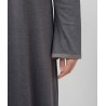 Crescent -Slate Grey Abaya Dress
