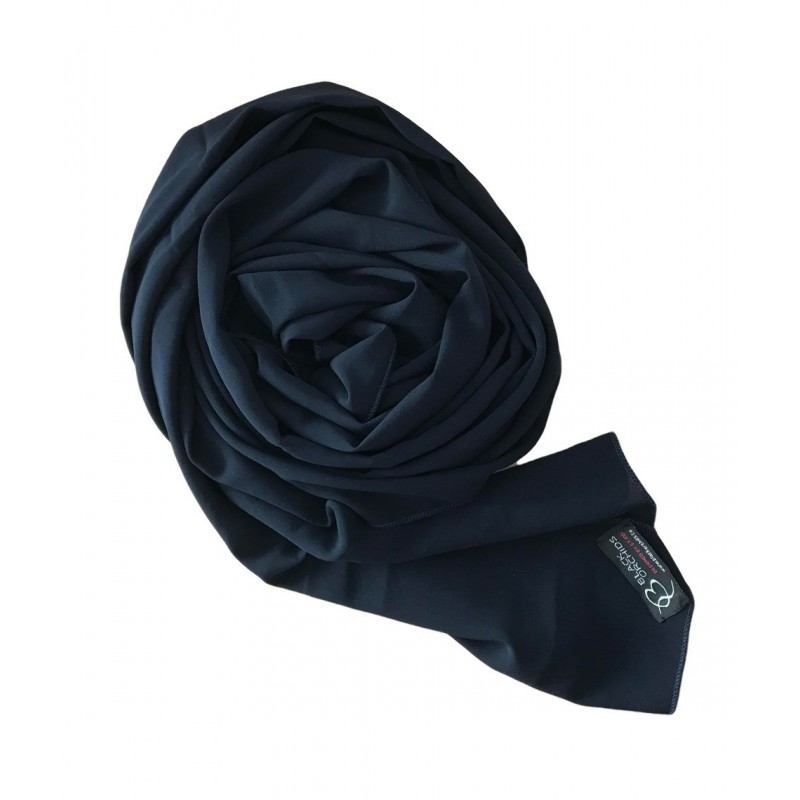 Midnight Blue Georgette Hijab