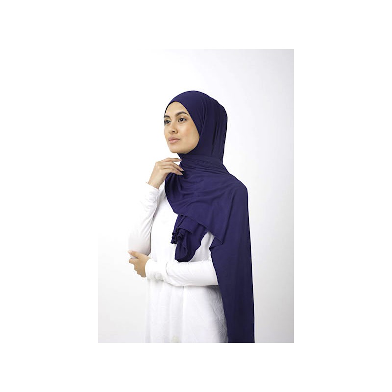 Moonlight Blue Maxi Jersey Hijab